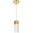 Elegant Lighting Novastella Royal Cut Crystal LED Pendant in Gold