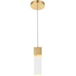 Elegant Lighting Novastella Royal Cut Crystal LED Pendant in Gold