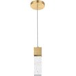 Elegant Lighting Novastella Royal Cut Crystal LED Pendant in Gold