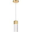 Elegant Lighting Novastella Royal Cut Crystal LED Pendant in Gold