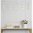 Elegant Lighting Polaris 5 Light Royal Cut Crystal LED Island Pendant in Gold