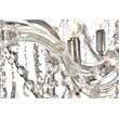 Elegant Lighting Maria Theresa 6 Light Royal Cut Semi Flush Mount in Chrome