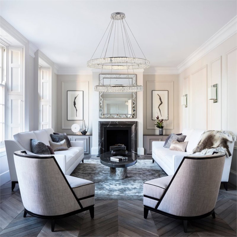 Elegant Lighting Monroe 2 Tier 42