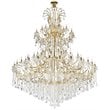 Elegant Lighting Maria Theresa 84 Light Royal Cut Crystal Chandelier in Chrome