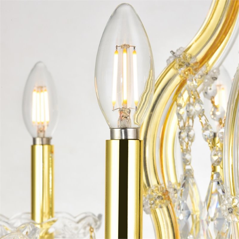 Elegant Lighting Maria Theresa 84 Light Royal Cut Crystal Chandelier in Chrome