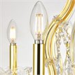 Elegant Lighting Maria Theresa 84 Light Royal Cut Crystal Chandelier in Chrome