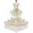 Elegant Lighting Maria Theresa 84 Light Royal Cut Crystal Chandelier in Chrome