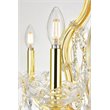 Elegant Lighting Maria Theresa 84 Light Royal Cut Crystal Chandelier in Gold