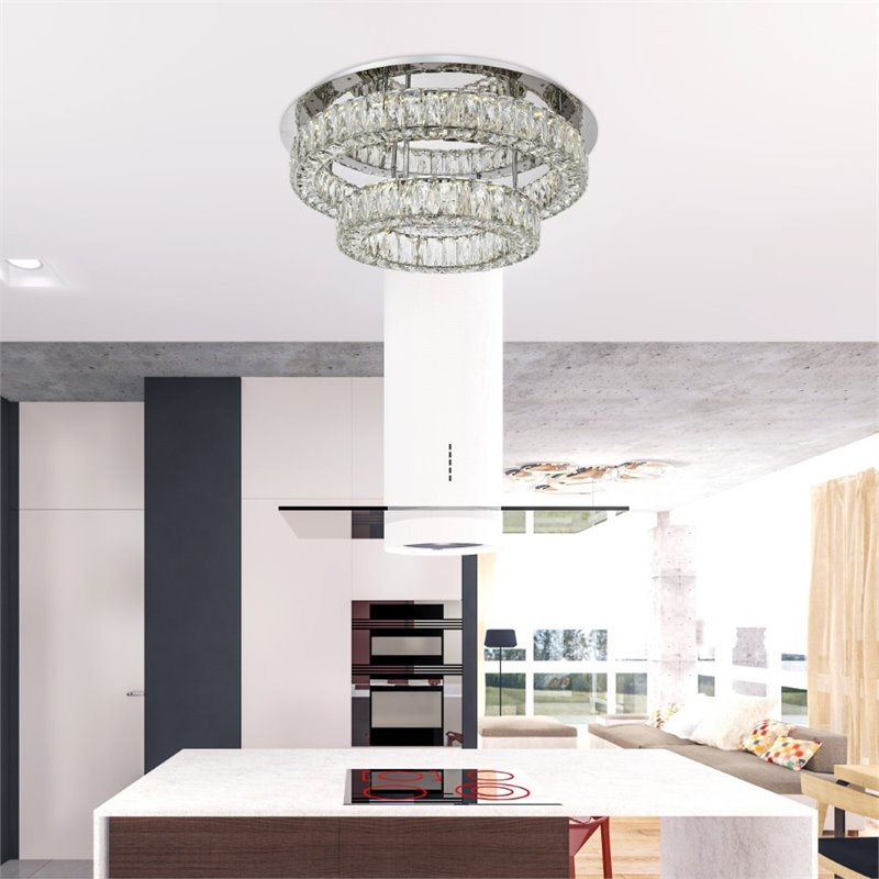 Elegant Lighting Monroe 2 Tier 25.6