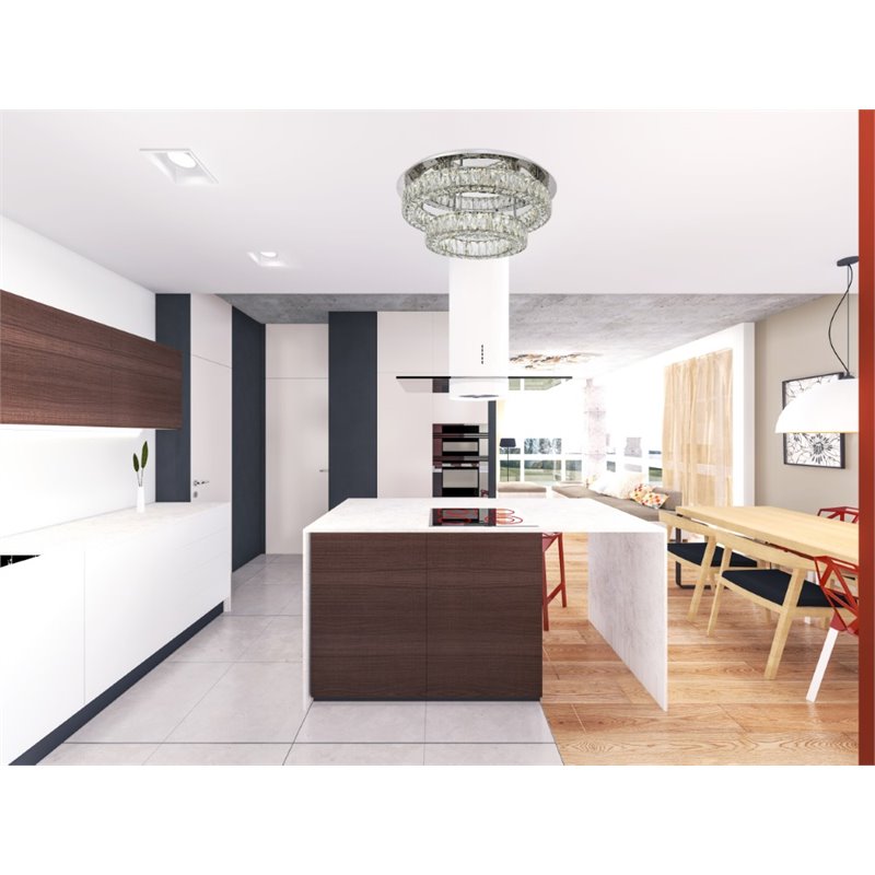 Elegant Lighting Monroe 2 Tier 25.6