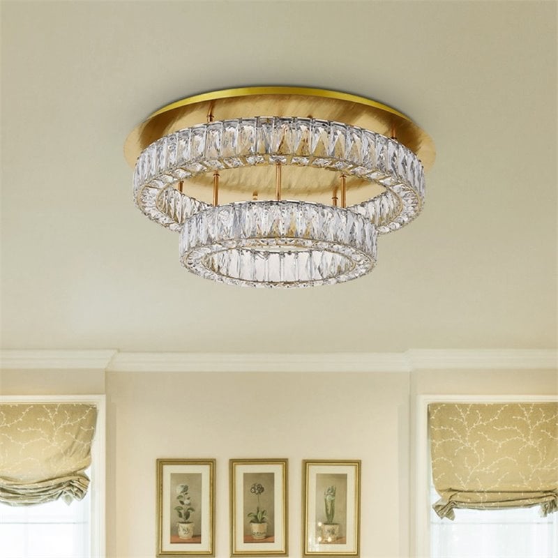 Elegant Lighting Monroe 2 Tier 25.6