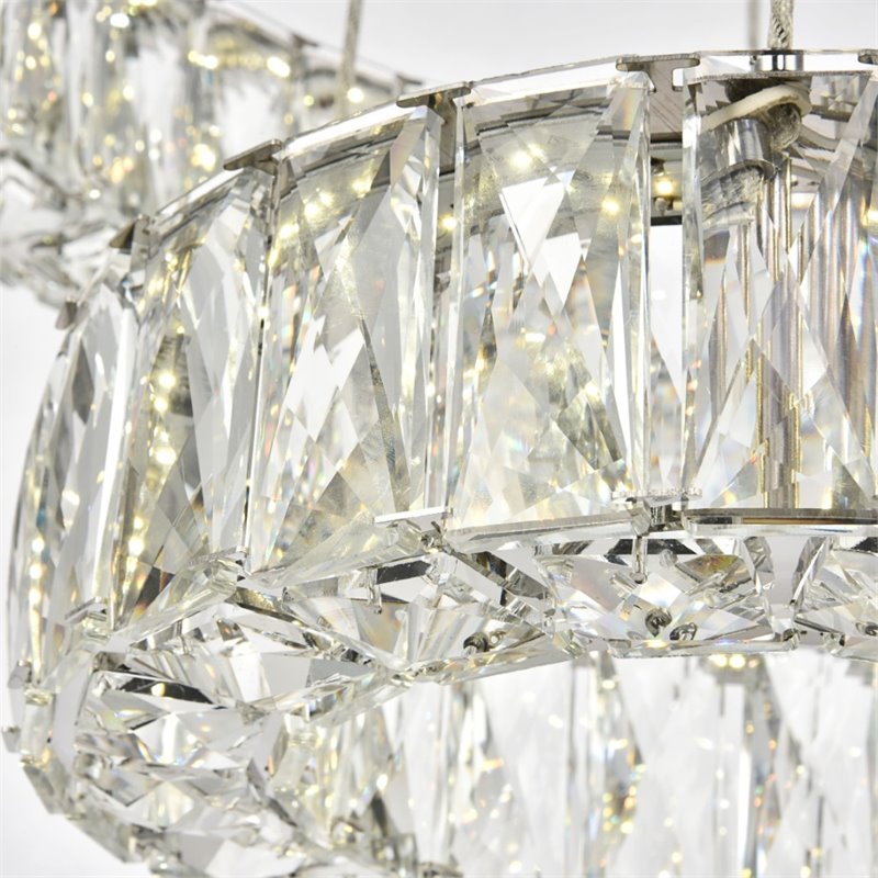 Elegant Lighting Monroe 2 Tier 17.7