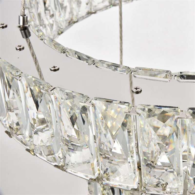 Elegant Lighting Monroe 2 Tier 17.7