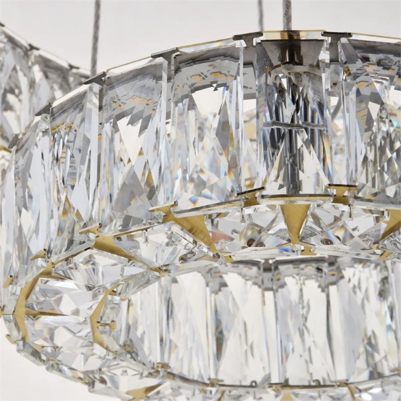 Elegant Lighting Monroe 2 Tier 17.7