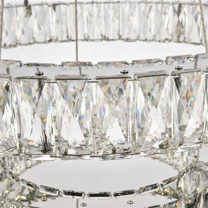 Elegant Lighting Monroe 2 Tier 23.6