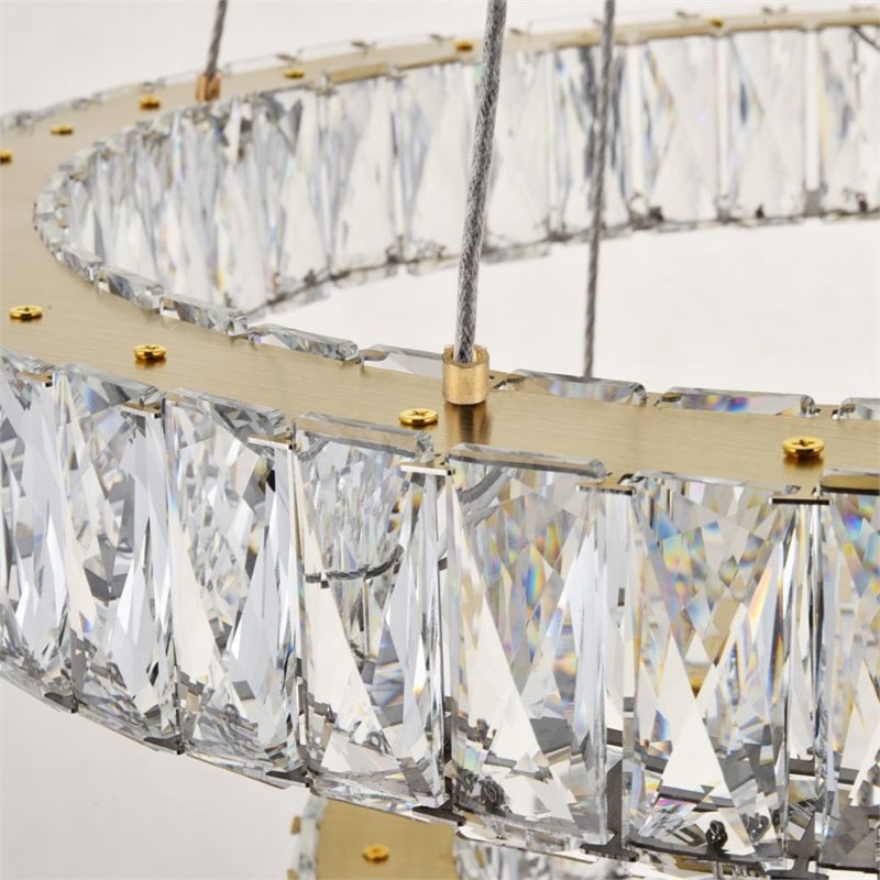 Elegant Lighting Monroe 2 Tier 23.6