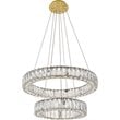 Elegant Lighting Monroe 2 Tier 23.6