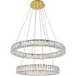 Elegant Lighting Monroe 2 Tier 31.5