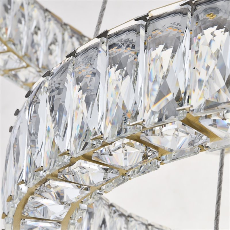 Elegant Lighting Monroe 3 Tier 31.5