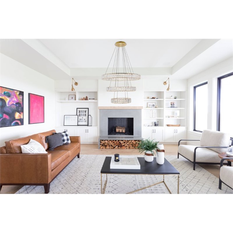 Elegant Lighting Monroe 3 Tier 31.5