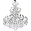 Elegant Lighting Maria Theresa 84 Light Royal Cut Crystal Chandelier in Chrome