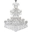 Elegant Lighting Maria Theresa 84 Light Royal Cut Crystal Chandelier in Chrome