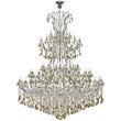 Elegant Lighting Maria Theresa 84 Light Royal Cut Crystal Chandelier in Chrome