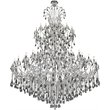 Elegant Lighting Maria Theresa 84 Light Royal Cut Crystal Chandelier in Chrome