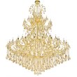 Elegant Lighting Maria Theresa 84 Light Royal Cut Crystal Chandelier in Gold