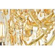 Elegant Lighting Maria Theresa 84 Light Royal Cut Crystal Chandelier in Gold