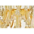 Elegant Lighting Maria Theresa 84 Light Royal Cut Crystal Chandelier in Gold