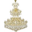 Elegant Lighting Maria Theresa 84 Light Royal Cut Crystal Chandelier in Gold