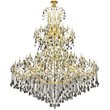 Elegant Lighting Maria Theresa 84 Light Royal Cut Crystal Chandelier in Gold