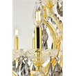 Elegant Lighting Maria Theresa 84 Light Royal Cut Crystal Chandelier in Gold