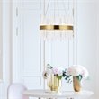 Elegant Lighting Dallas 14-Light Crystal & Metal Chandelier in Gold