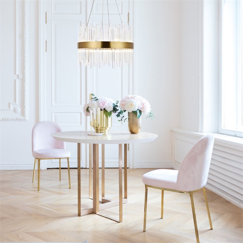 Elegant Lighting Dallas 14-Light Crystal & Metal Chandelier in Gold