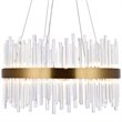 Elegant Lighting Dallas 16 Light Royal Cut Crystal Chandelier in Gold