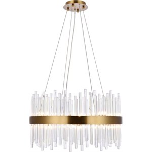 elegant lighting dallas royal cut clear crystal chandelier in gold