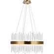 Elegant Lighting Dallas 16 Light Royal Cut Crystal Chandelier in Gold