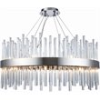 Elegant Lighting Dallas 18 Light Royal Cut Crystal Chandelier in Chrome