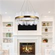 Elegant Lighting Dallas 18-Light Crystal & Metal Chandelier in Gold