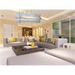 Elegant Lighting Dallas 20 Light Royal Cut Crystal Chandelier in Chrome