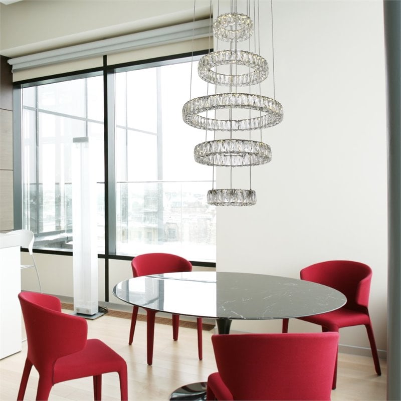 Elegant Lighting Monroe 5 Tier 25.6