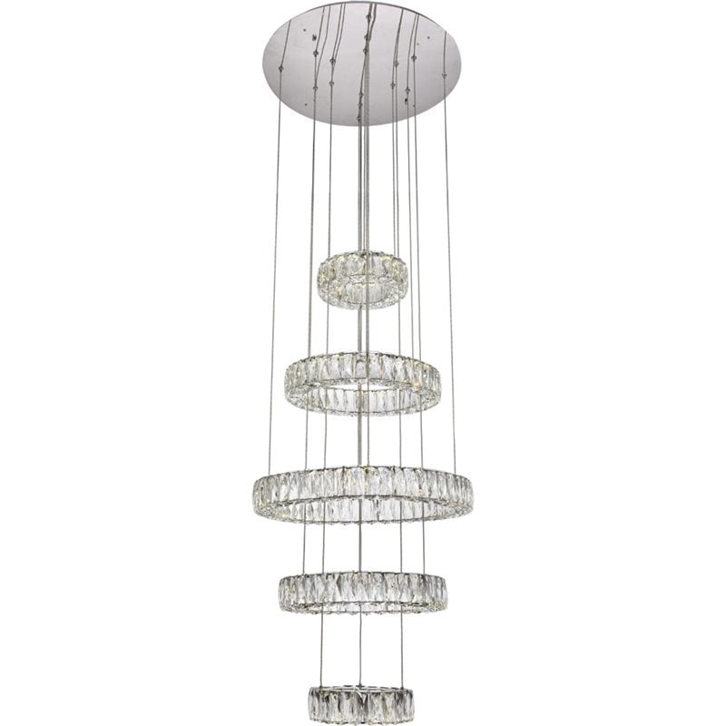 Elegant Lighting Monroe 5 Tier 25.6