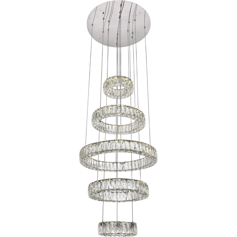 Elegant Lighting Monroe 5 Tier 25.6