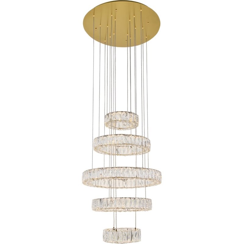 Elegant Lighting Monroe 5 Tier 25.6