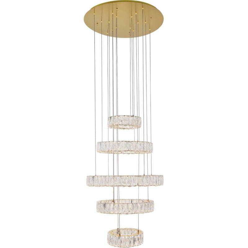 Elegant Lighting Monroe 5 Tier 25.6