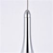 Elegant Lighting Amherst Clear LED Pendant in Chrome