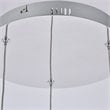 Elegant Lighting Amherst 3 Light Clear LED Pendant in Chrome
