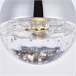 Elegant Lighting Amherst 5 Light Clear LED Pendant in Chrome
